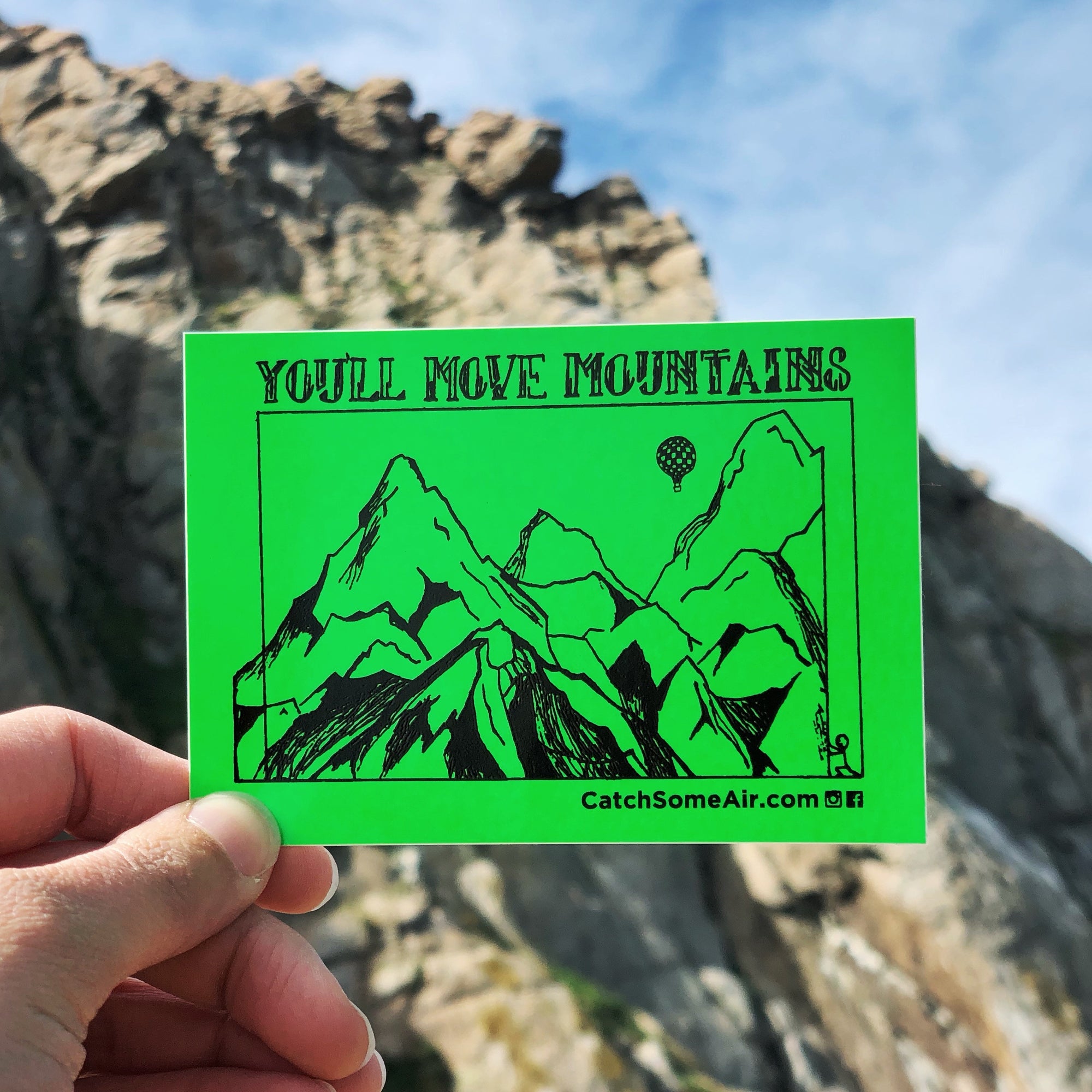 YOU’LL Move MOUNTAINS | sticker